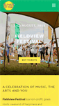 Mobile Screenshot of fieldviewfestival.co.uk
