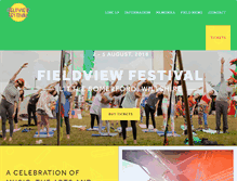 Tablet Screenshot of fieldviewfestival.co.uk